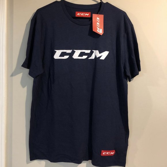 CCM Core Short Sleeve Men's Tee - True Navy - Picture 1 of 5